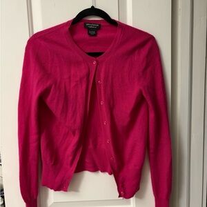 Lord & Taylor Cashmere Pink Women's Cardigan